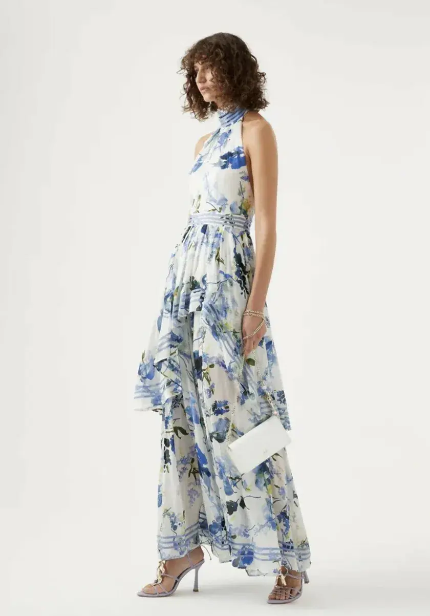 Aje Sienna Maxi Dress in Lavenders Of Provence Size 4 - Image 4