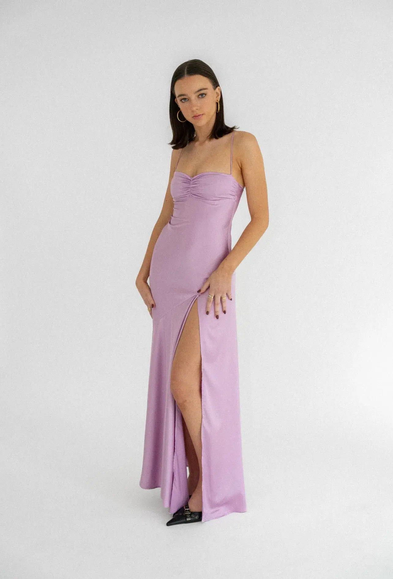 HNTR the Label Gaia Gown Lilac Size XS / AU 6 - Image 1