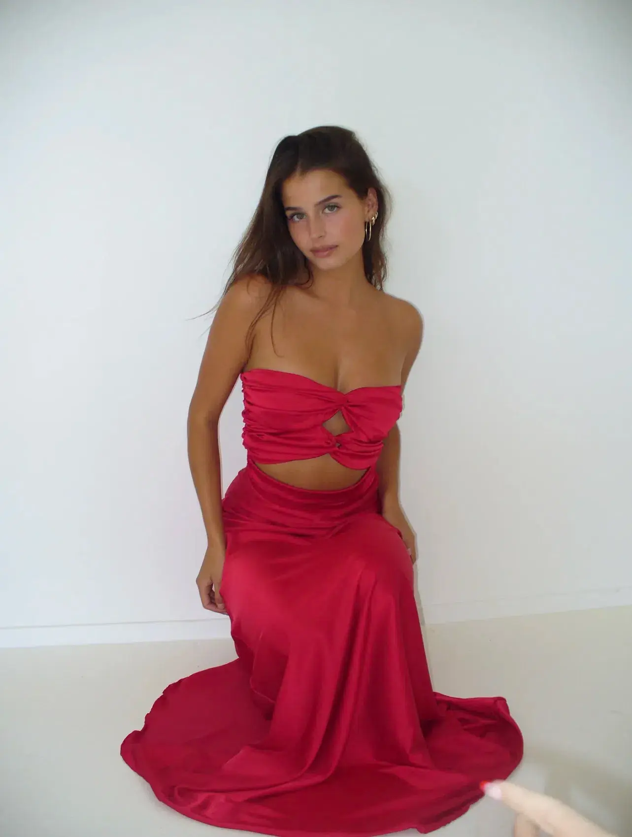 HNTR the Label Inka Gown Wine Size XS / AU 6 - Image 2