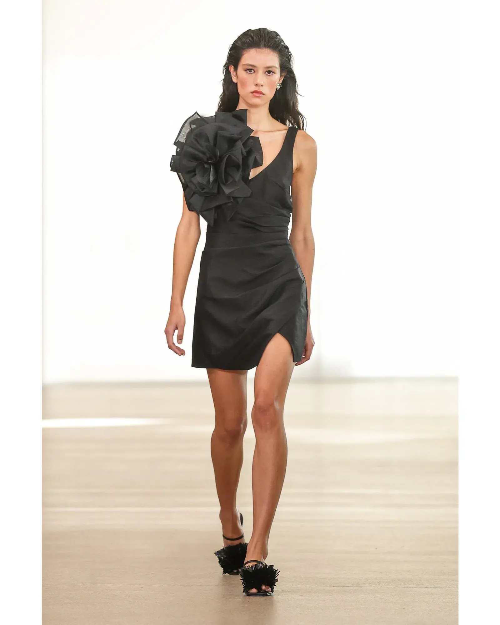 Aje Energy Mini Dress Black Size AU 8  - Image 1