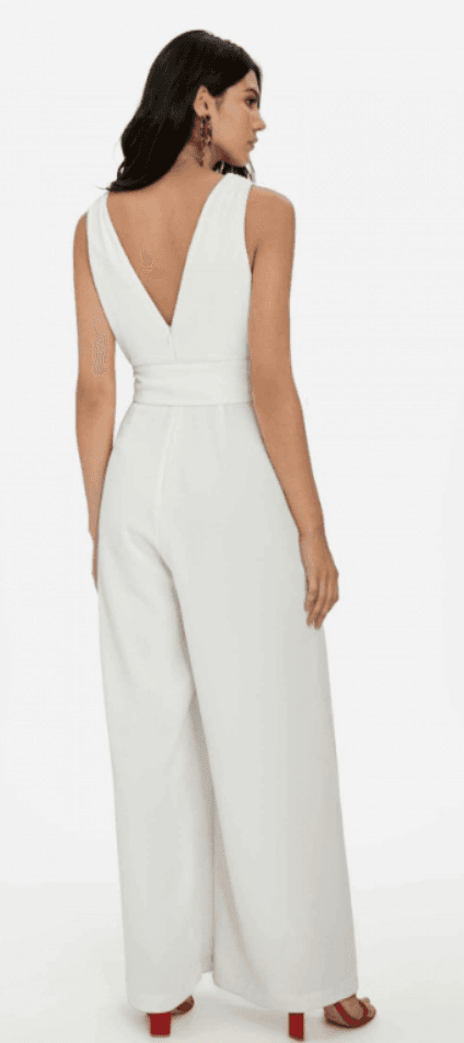 Sheike Amelia Jumpsuit White size 6 - Image 2