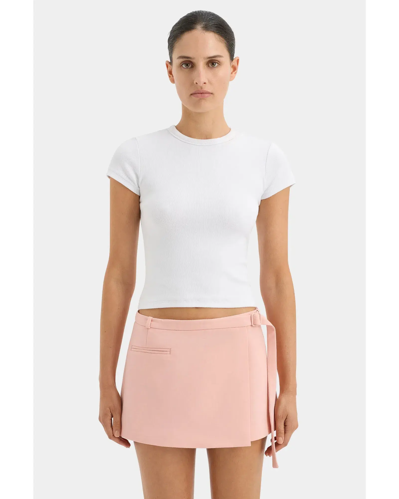 Sir The Label Dario Mini Skirt Pink Size 0 / AU 6 - Image 2