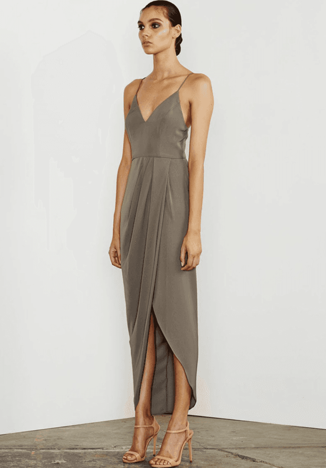 Shona Joy Core Cocktail Green Dress size 6 - Image 3