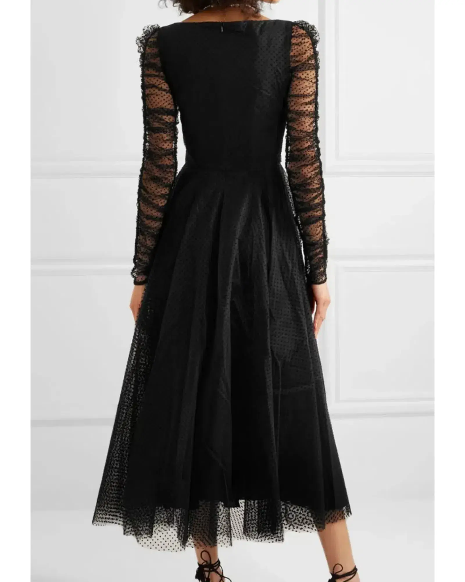 Zimmermann Espionage Ballet Tulle Midi Dress Black Size 2 / AU 12 - Image 2