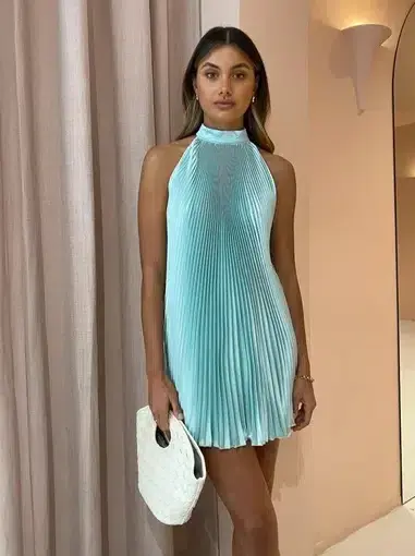 L'idee Amour Mini Dress Mint Size AU 6  - Image 2