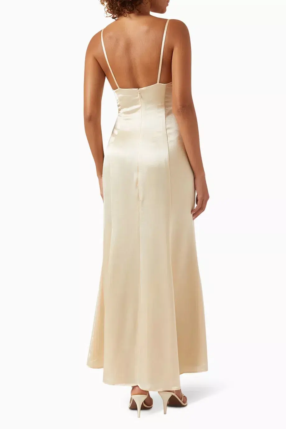 Anna Quan Catalina Cut Out Dress Buff Beige 14 - Image 3