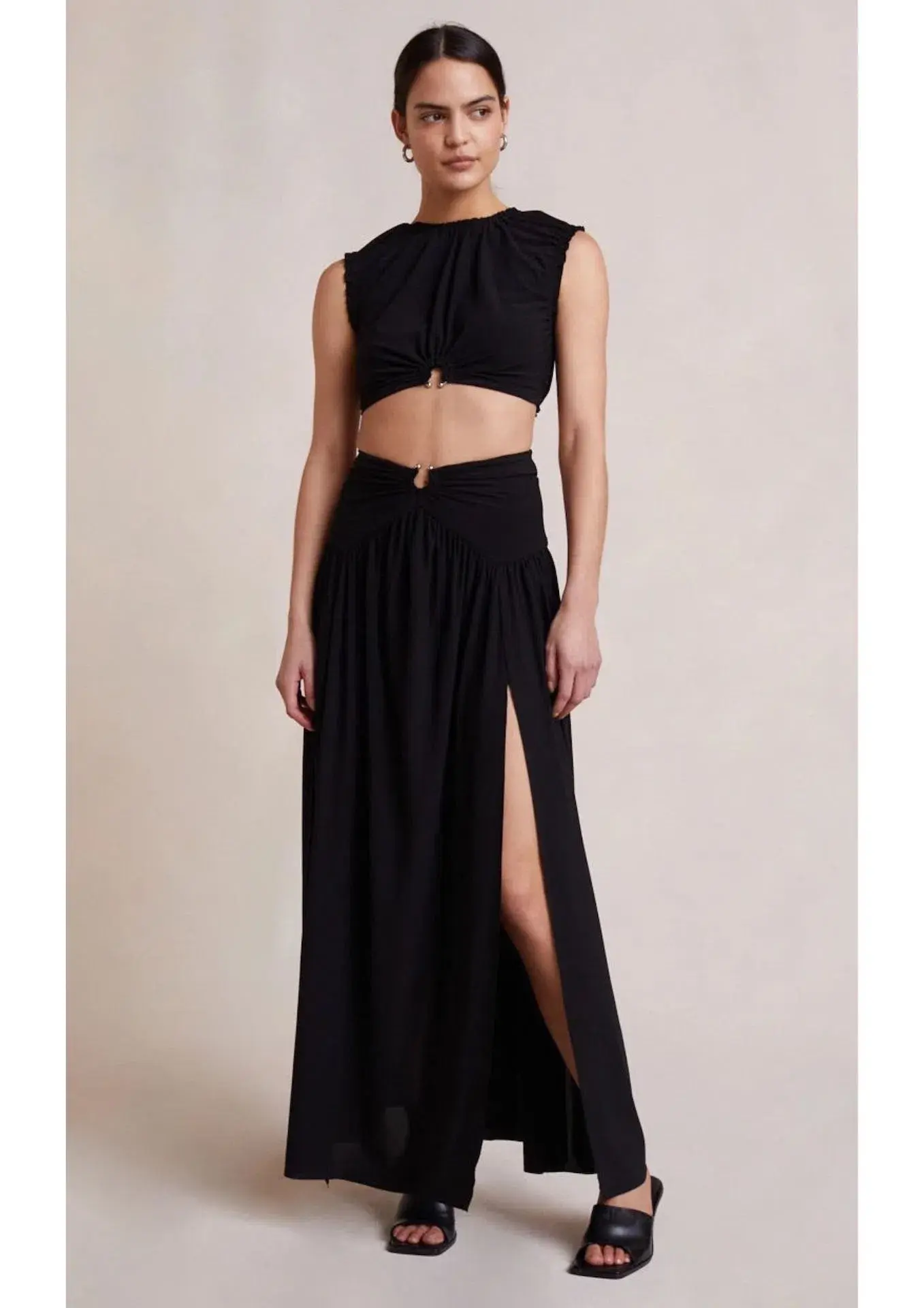 Bec & Bridge Minx Top and Skirt Set in Black Size 8 - Image 1