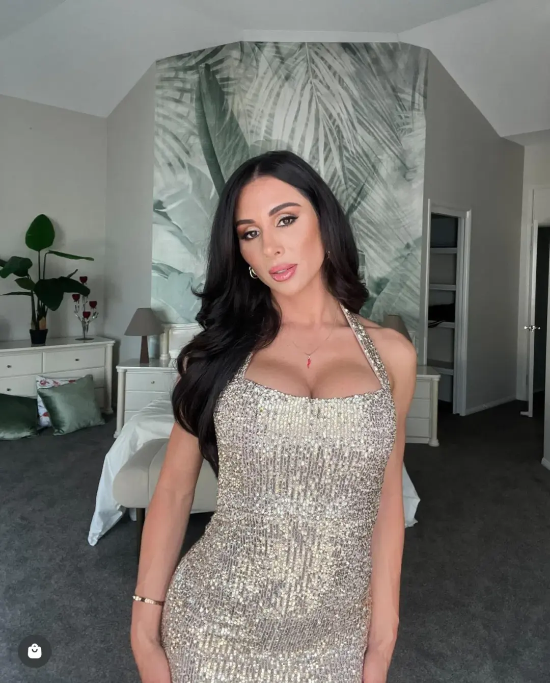 Nookie Fantasy Gown in Gold Size S / AU 8 for rent on The Volte - main image