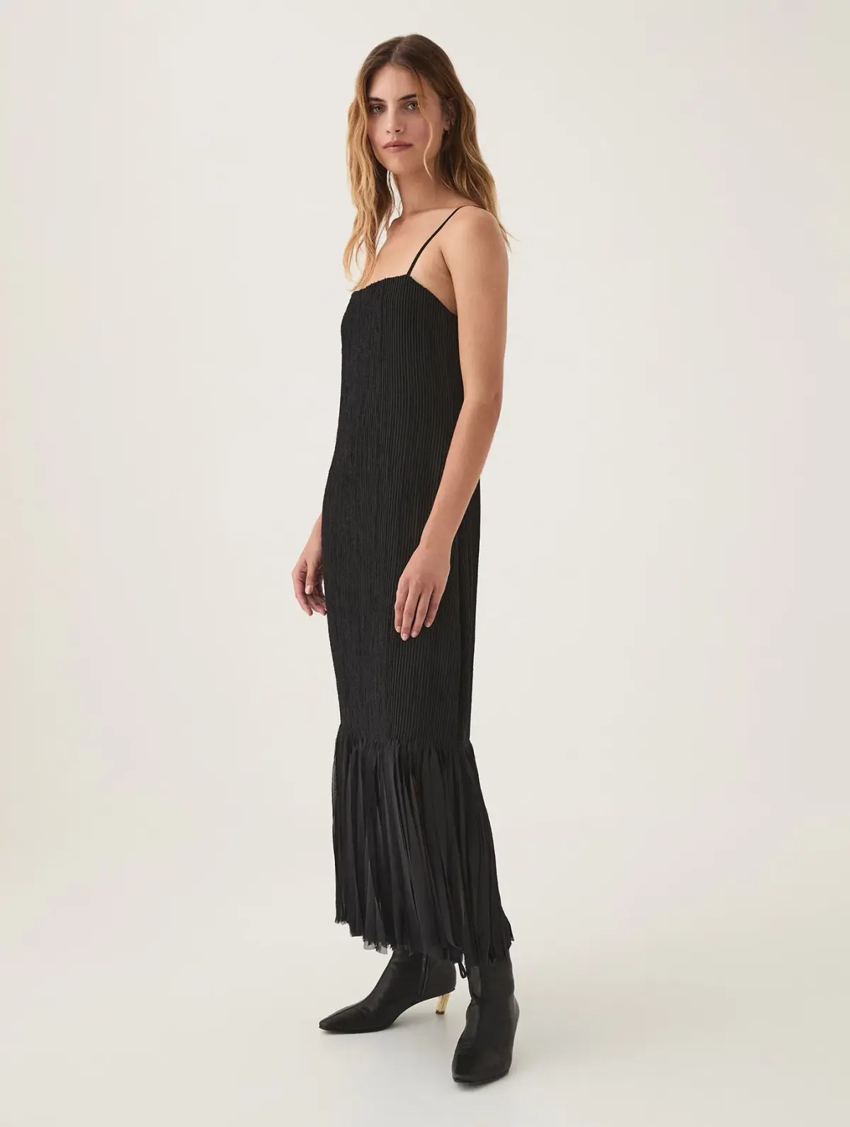 Aje Arris Fringed Maxi Dress Black Size 14 - Image 2