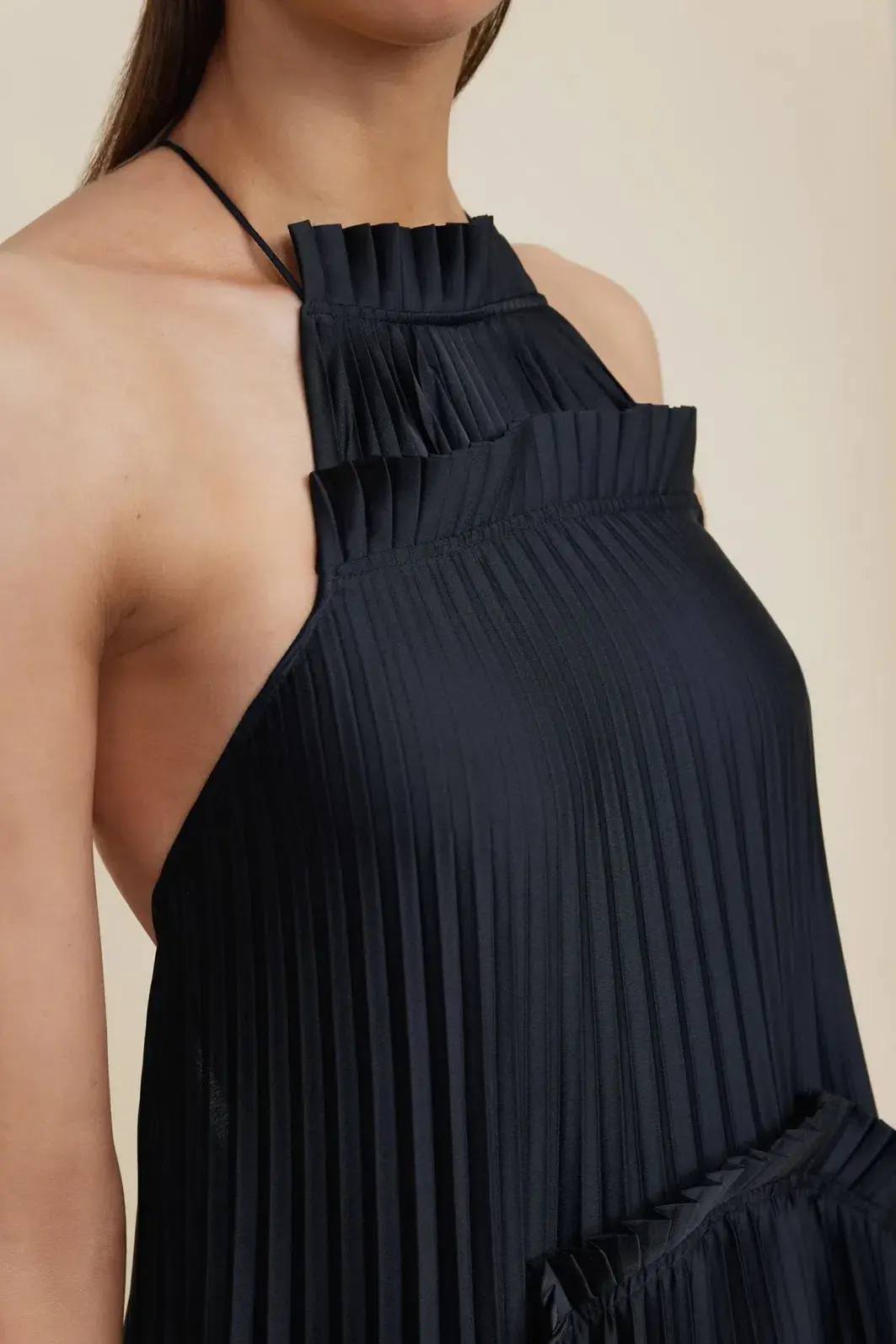 Acler Bassett Gown Black Size 8 for rent on The Volte - main image