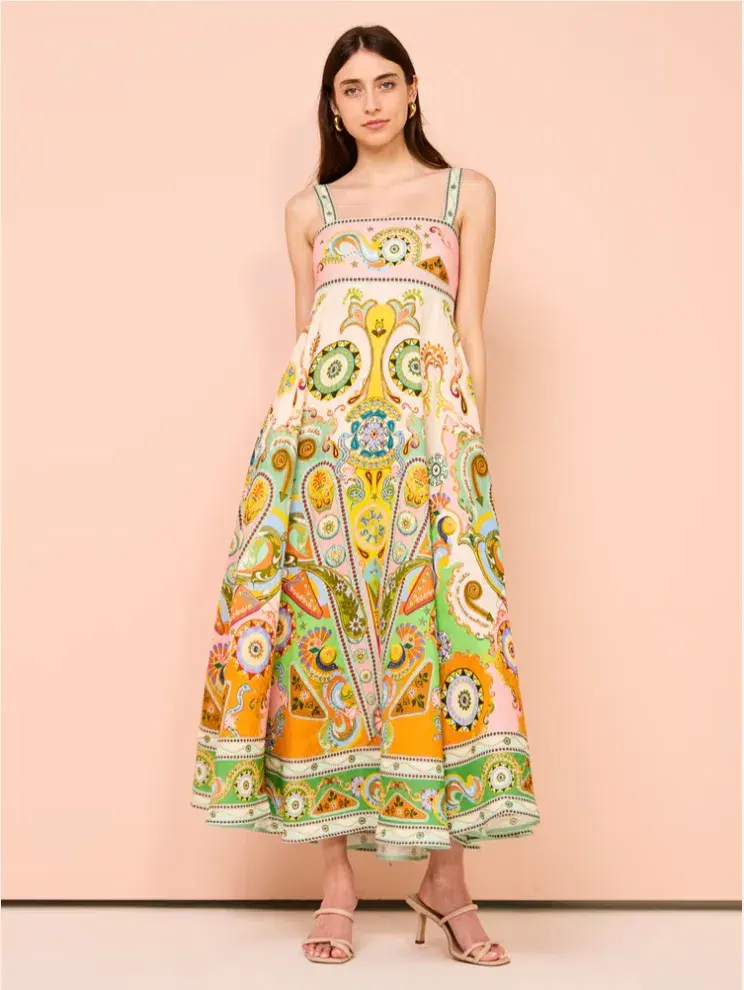 Alemais Pinball Sundress Multi Size 14 - Image 1