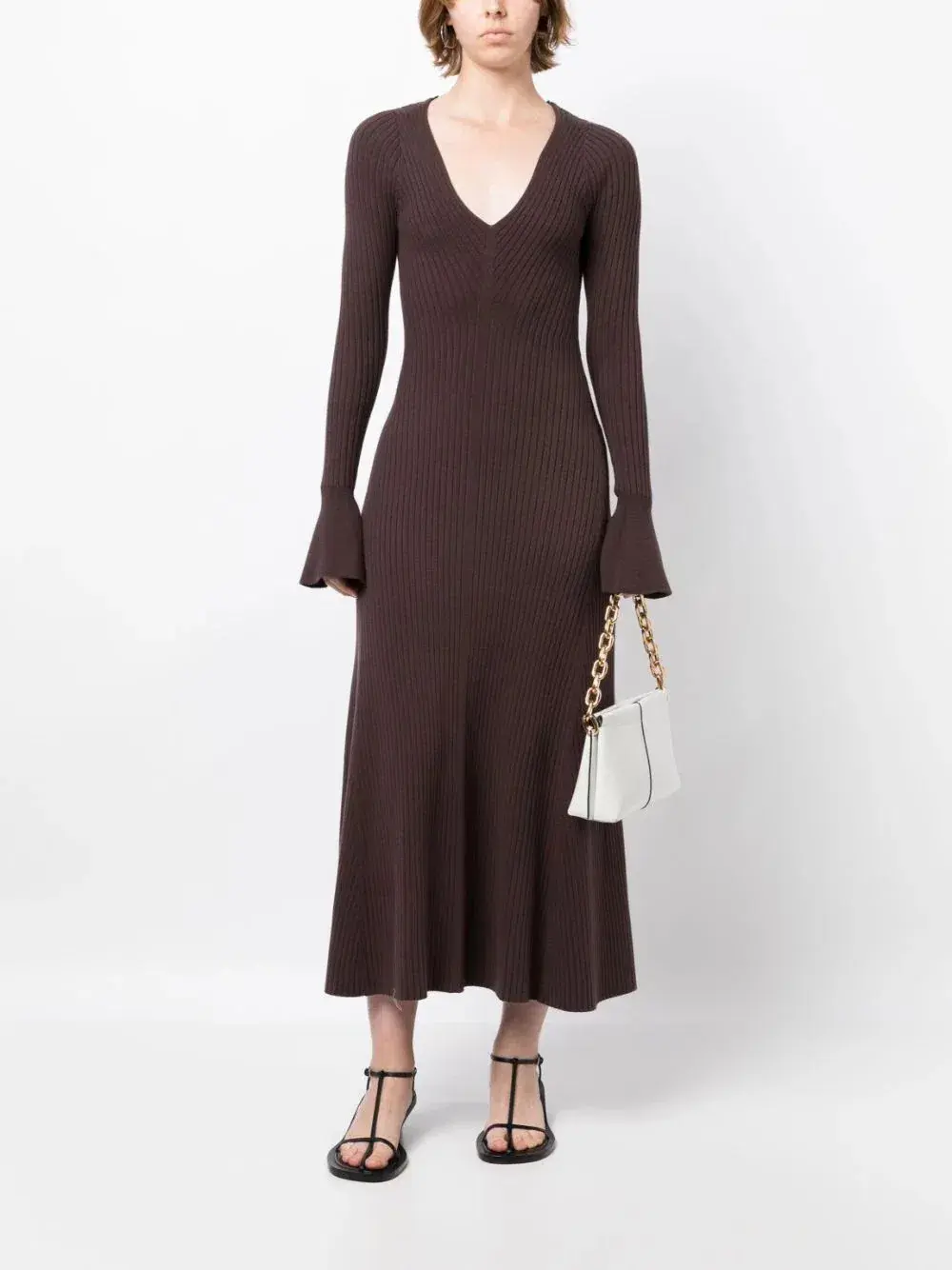Anna Quan Larissa Dress Chocolate Size AU 8 - Image 5