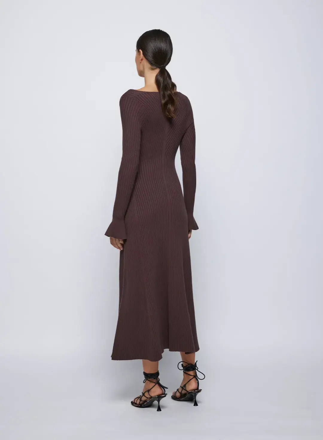 Anna Quan Larissa Dress Chocolate Size AU 8 for rent on The Volte - main image
