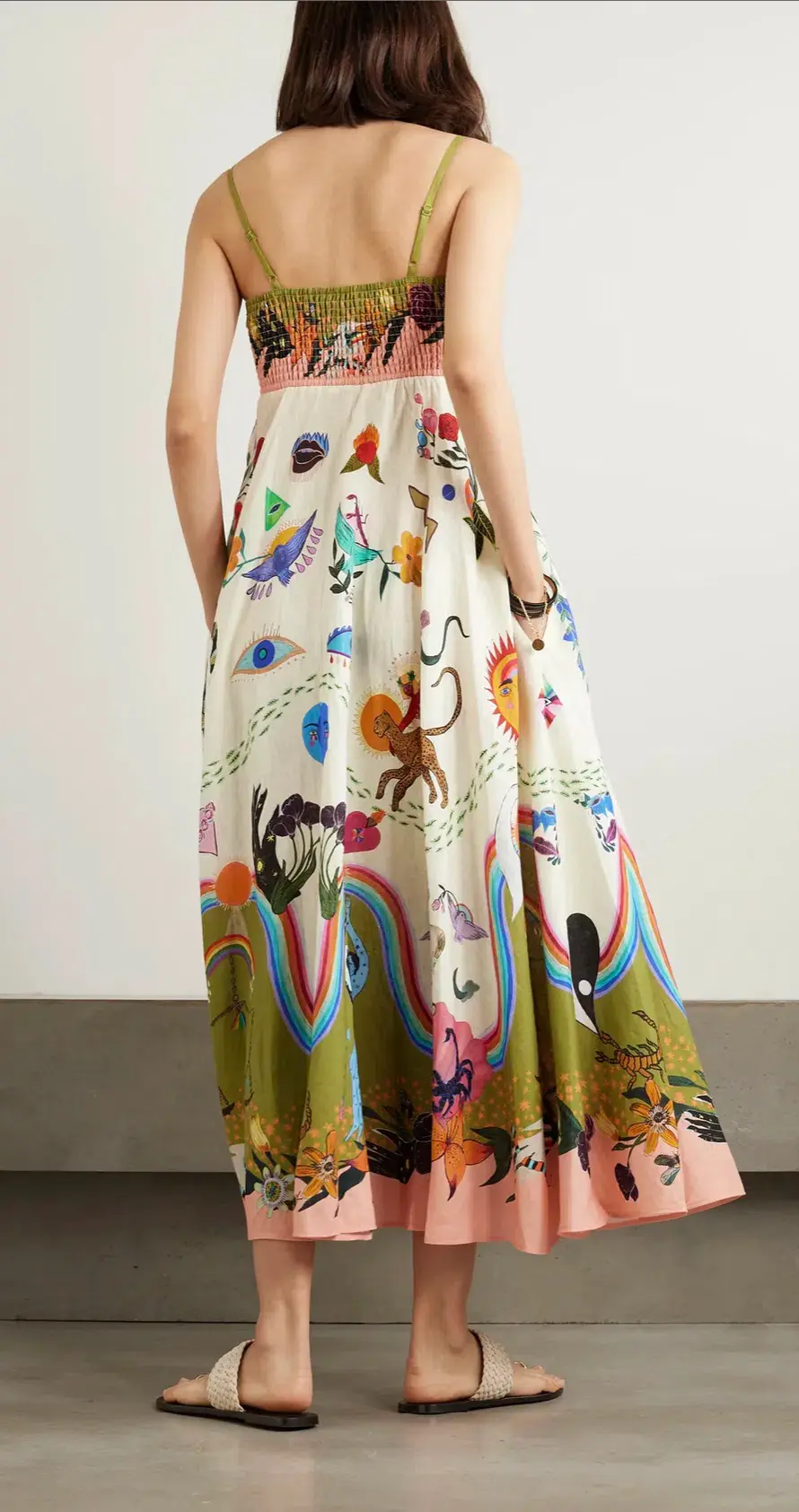 Alemais Evergreen Sundress Print Size AU 8 - Image 3