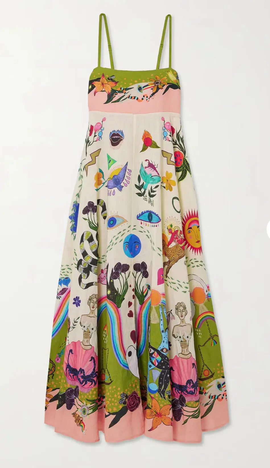 Alemais Evergreen Sundress Print Size AU 8 - Image 4