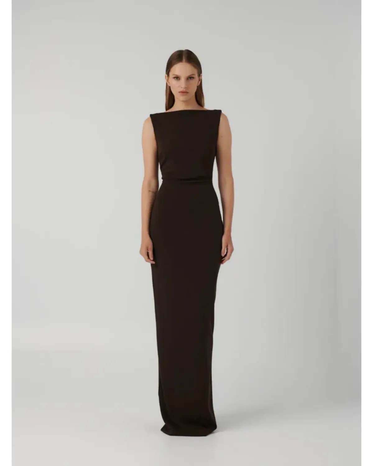 Effie Kats Verona Gown Coffee Size L / AU 12  - Image 1