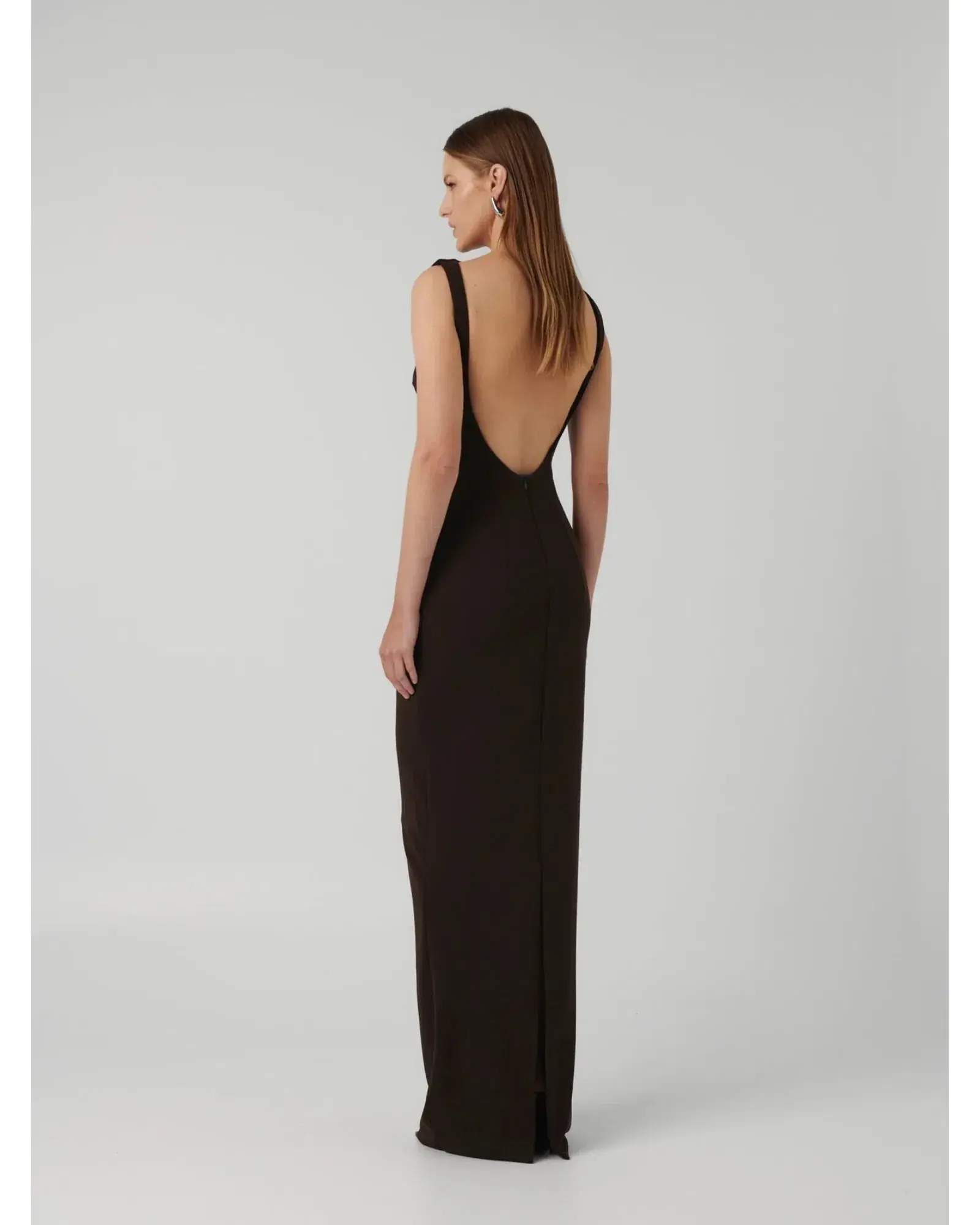 Effie Kats Verona Gown Coffee Size L / AU 12  - Image 3