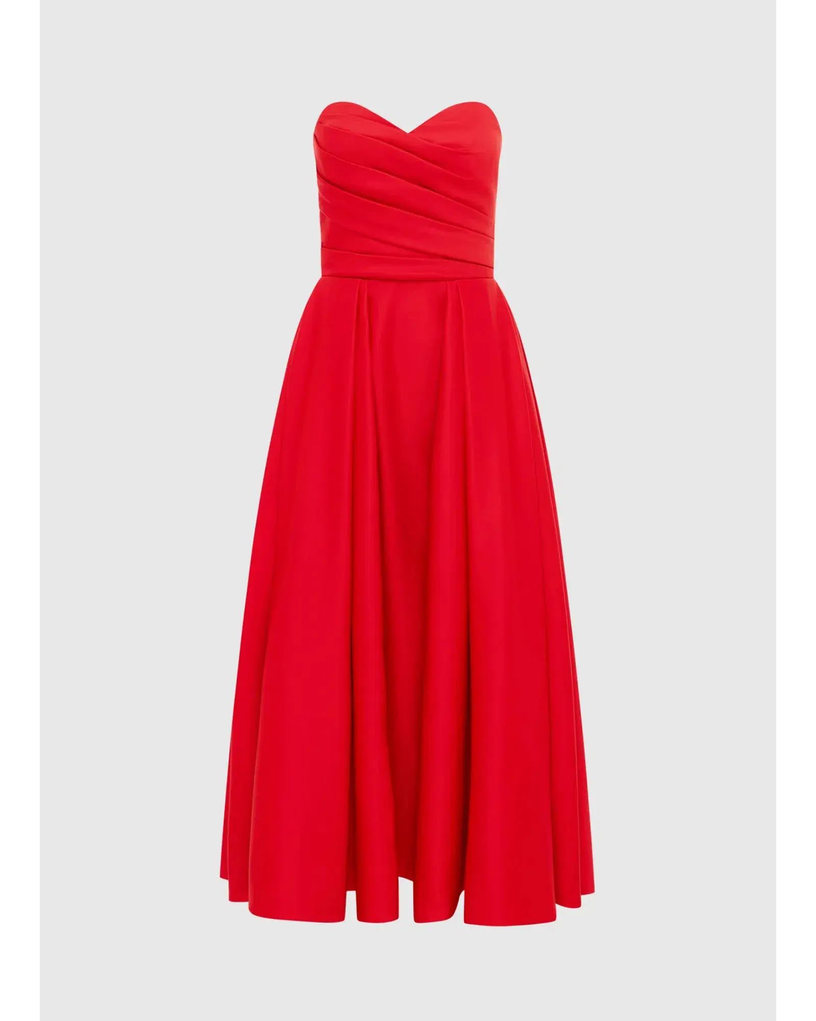 Leo Lin Jessica Bustier Gown Red Size AU 12 - Image 3