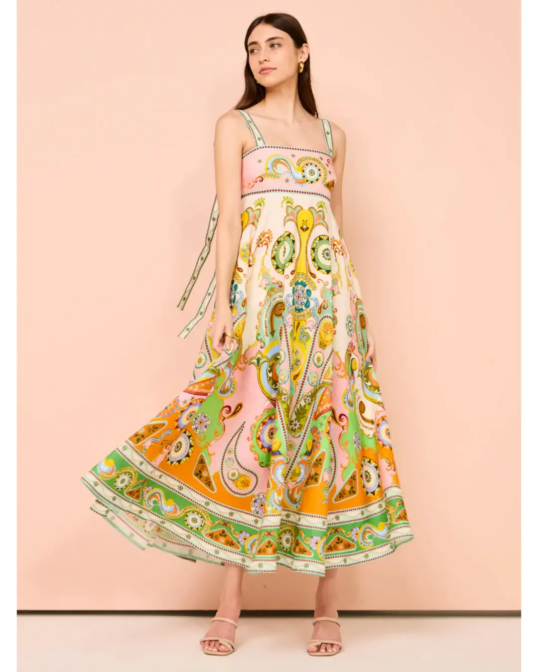 Alemais Pinball Sundress Multi Size AU 12  for rent on The Volte - main image