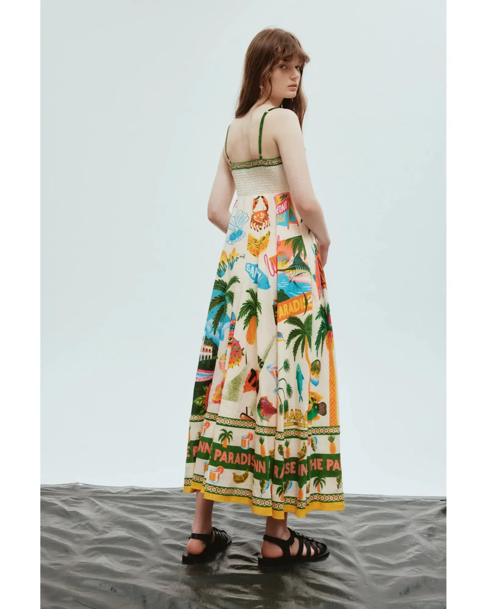 Alemais Paradiso Sundress Print Size AU 8 - Image 3