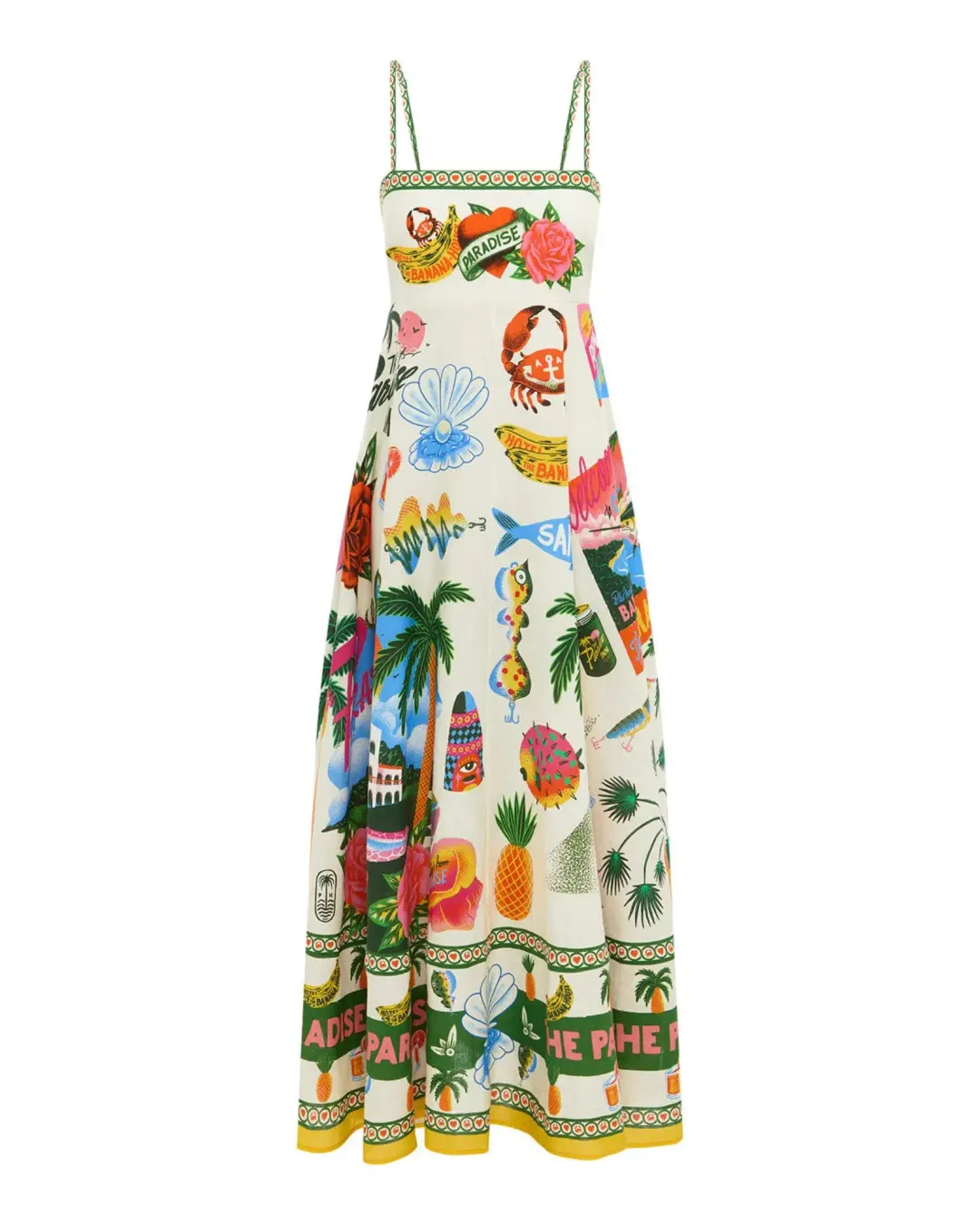 Alemais Paradiso Sundress Print Size AU 8 for rent on The Volte - main image