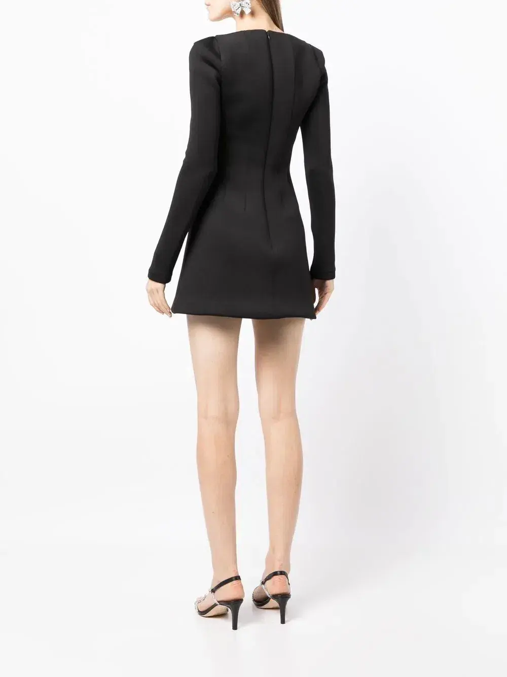Rachel Gilbert Stella Mini Dress Black Size 8 - Image 2