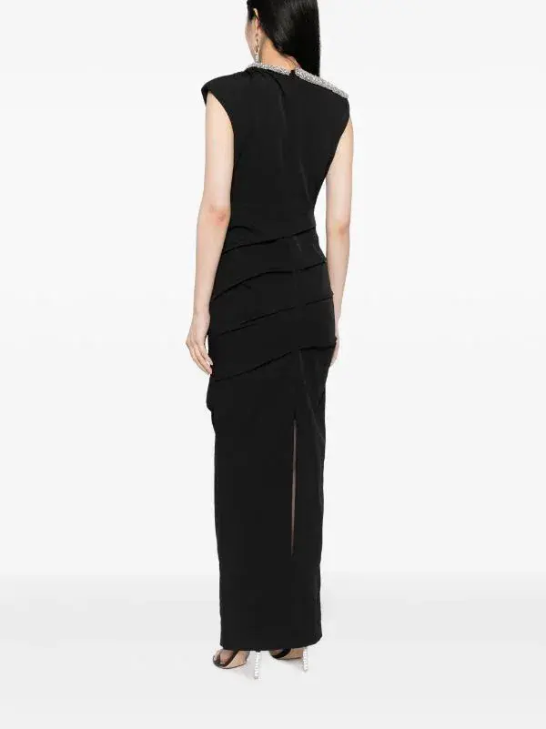 Rachel Gilbert Farley Gown Black Size 2 / AU 10 - Image 3