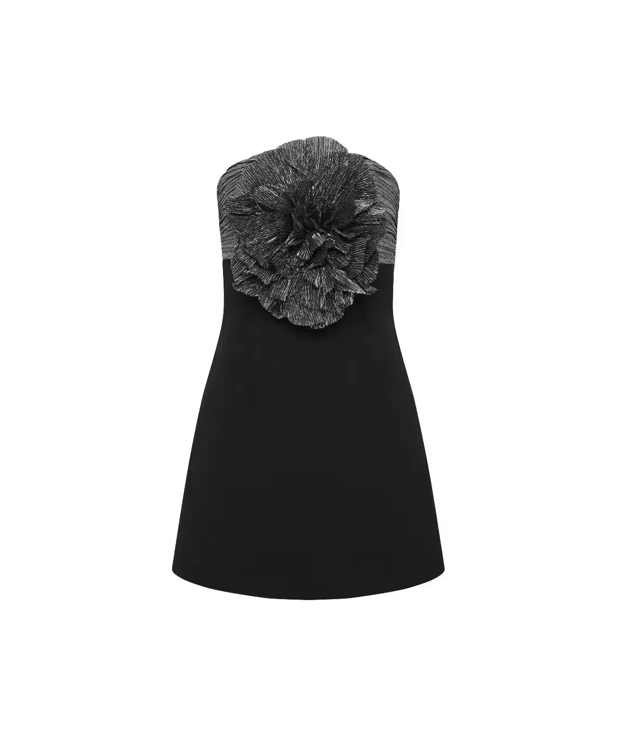 Rebecca Vallance Lumi Mini  Dress Black & Silver   - Image 6