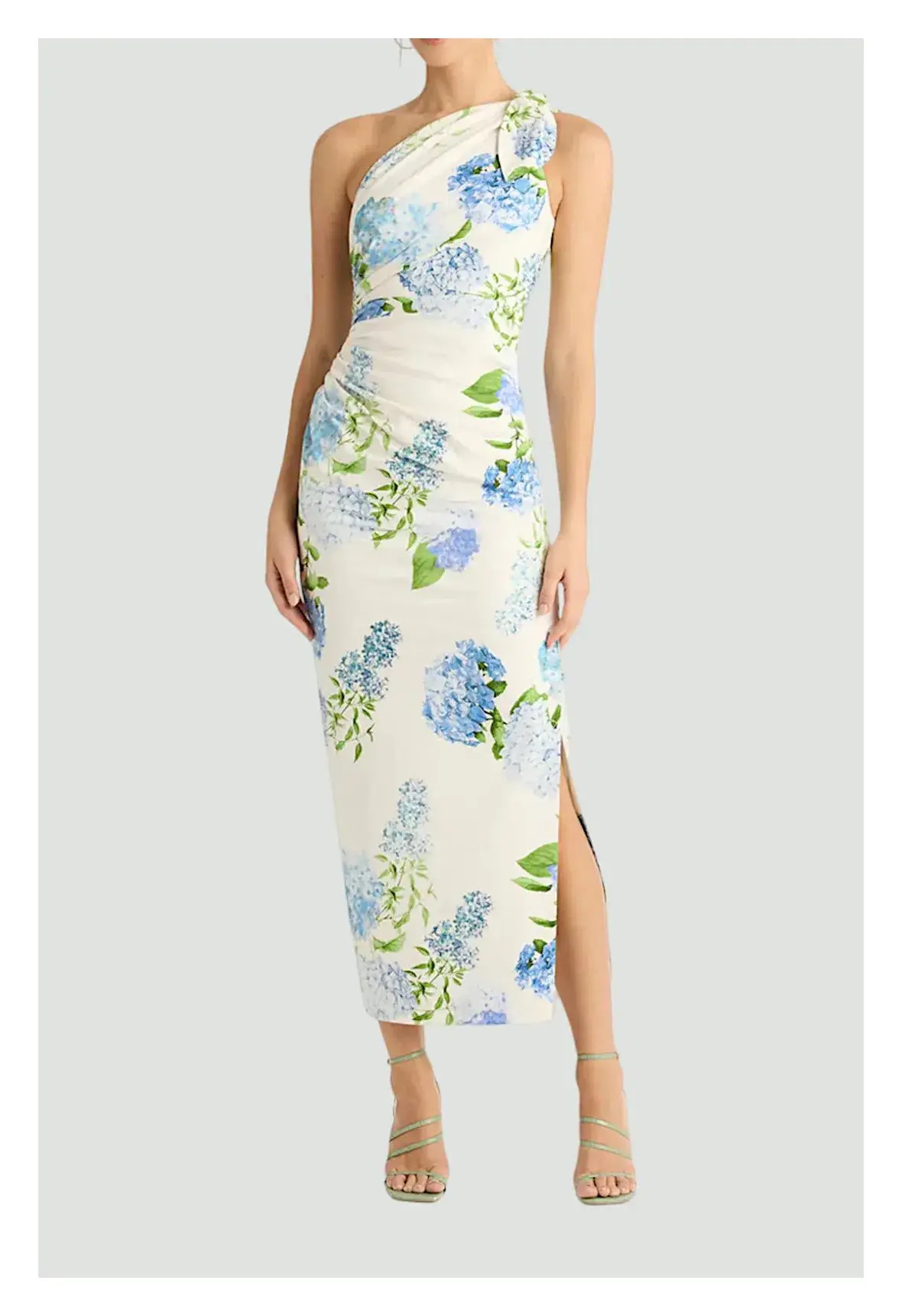 Sheike Blue Bell Midi Dress Floral Size 16  - Image 2