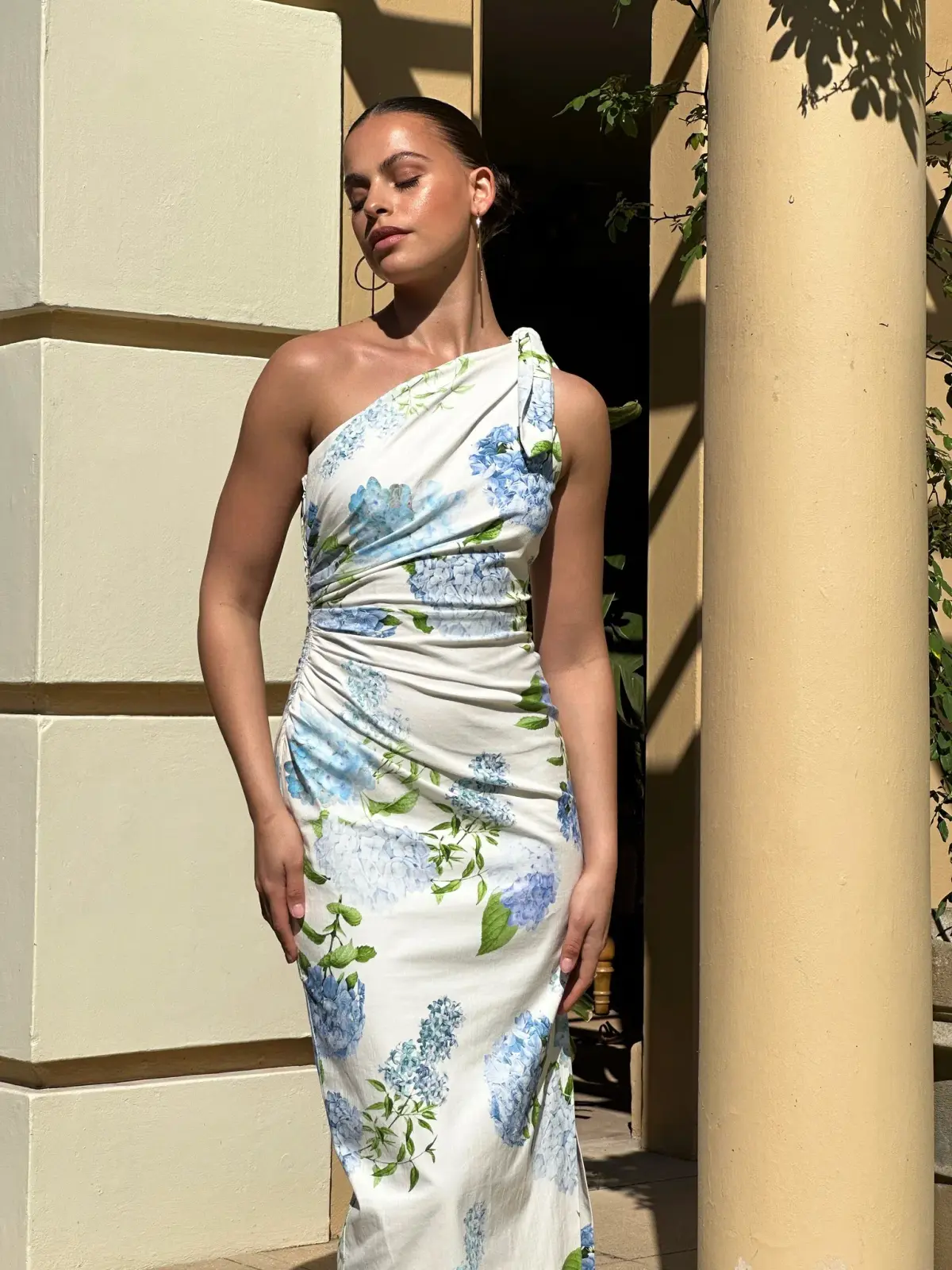 Sheike Blue Bell Midi Dress Floral Size 16  - Image 4