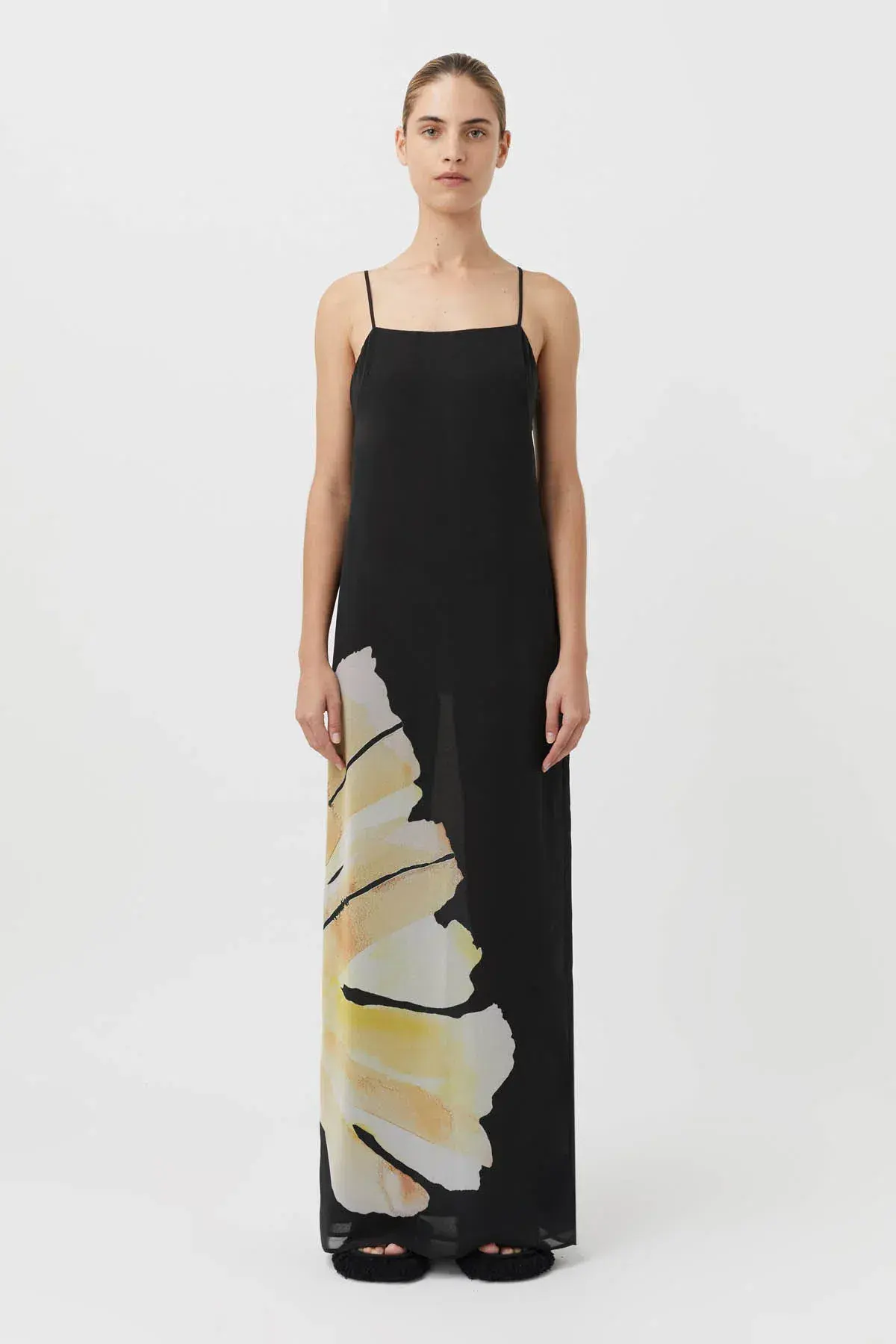 Camilla and Marc Leda Side Split Maxi Dress Print Size 6 - Image 1