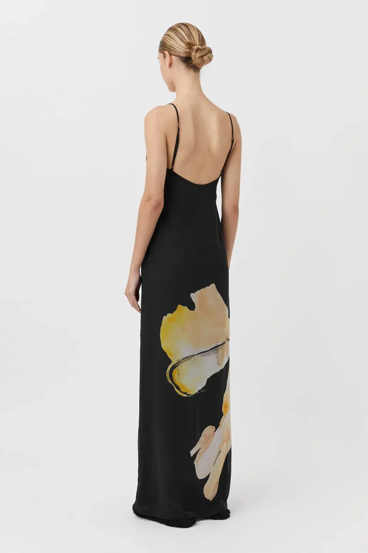 Camilla and Marc Leda Side Split Maxi Dress Print Size 6 - Image 2
