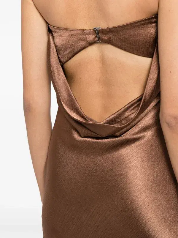 Bec & Bridge Moondance Dress in Brown Size 6 - Image 3