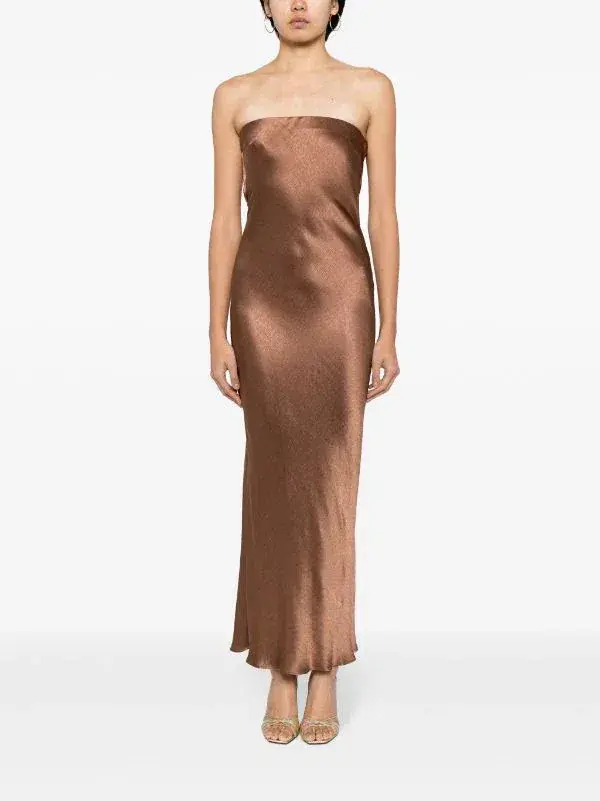 Bec & Bridge Moondance Dress in Brown Size 8 for rent on The Volte - main image