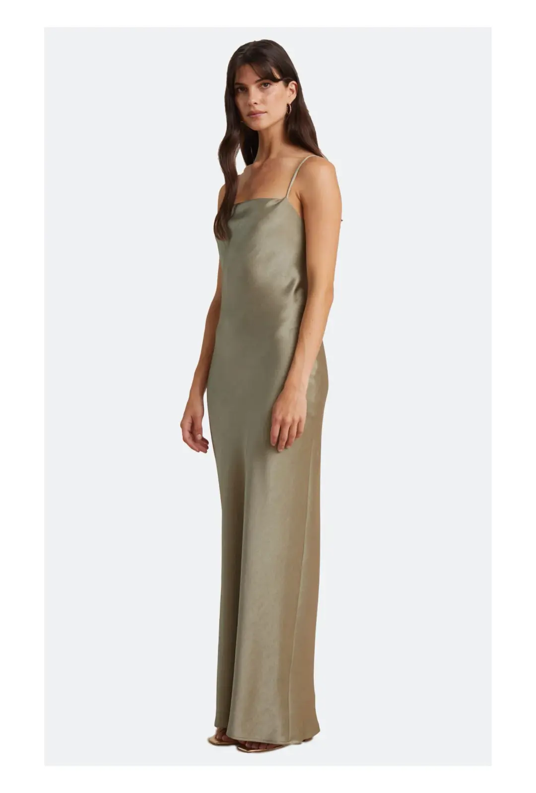 Bec & Bridge The Dreamer Tie Maxi Dress Green Size 6 for rent on The Volte - main image