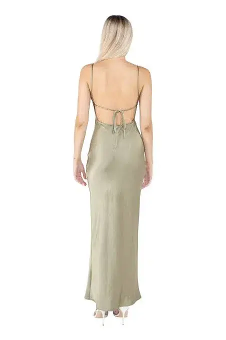 Bec & Bridge The Dreamer Tie Maxi Dress Green Size 6 - Image 5
