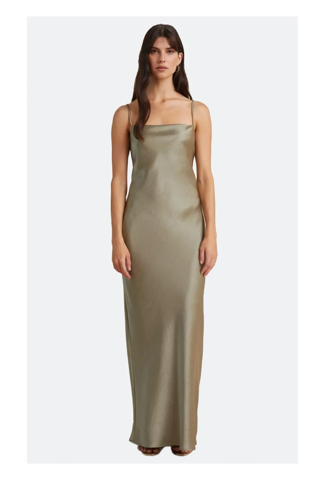 Bec & Bridge The Dreamer Tie Maxi Dress Green Size 6 for rent on The Volte - main image