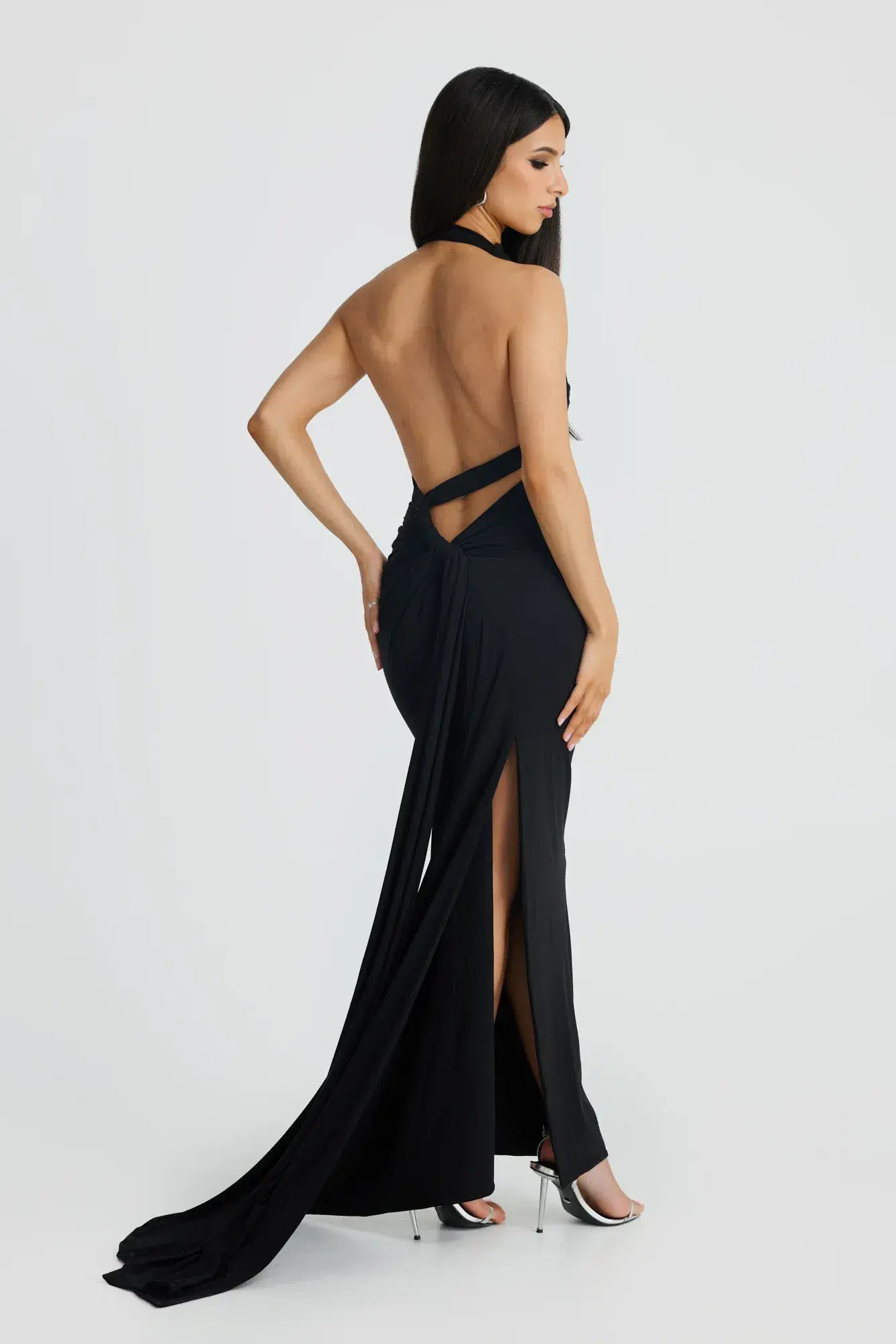 Melani the Label Ivana Multi Way Gown Black Size 8 - Image 2
