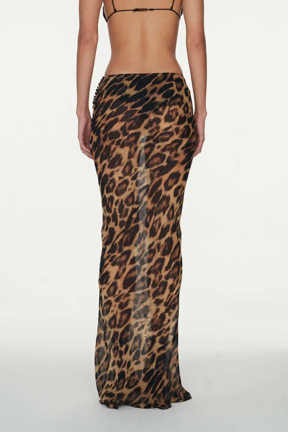 Rat & Boa Monique Skirt in Leopard Print Size S / AU 8 - Image 3