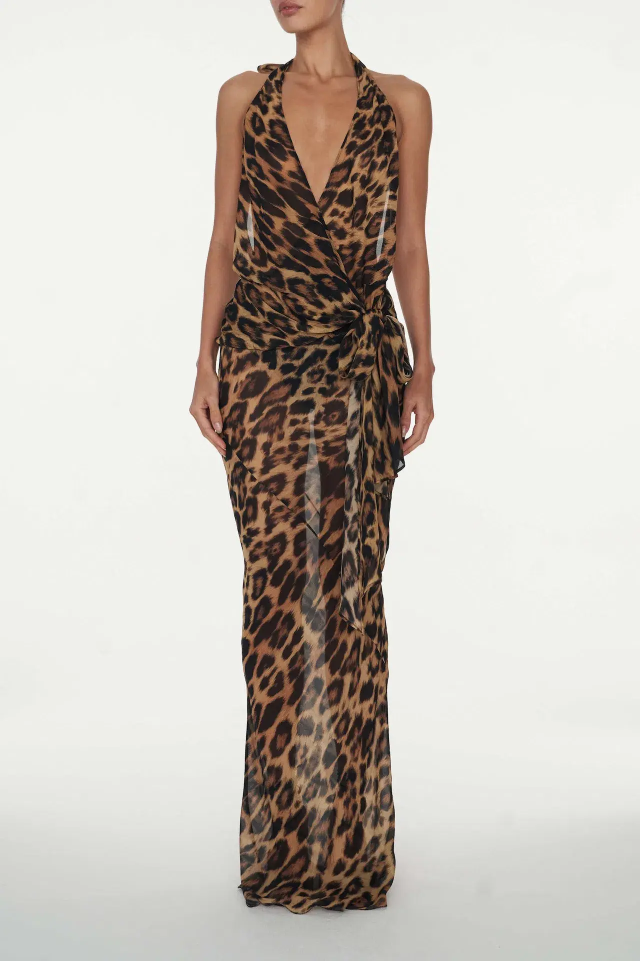 Rat & Boa Monique Skirt in Leopard Print Size S / AU 8 - Image 1