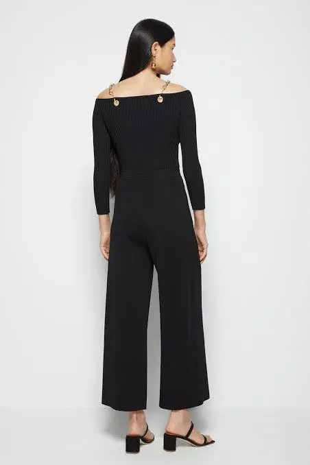 Jonathan Simkhai Quinn Off Shoulder Top Black Size 10 - Image 3