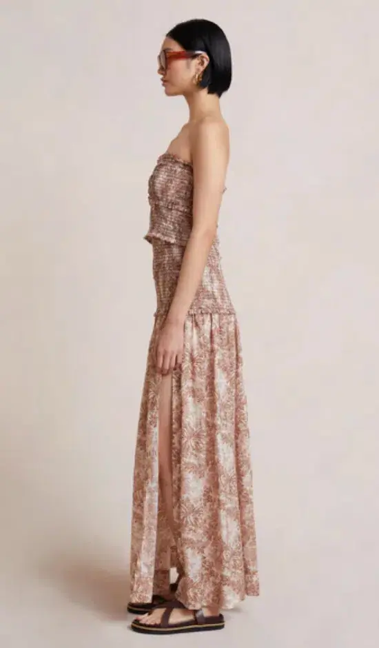 Bec & Bridge Gloria Maxi Dress in Brown Size 10 for rent on The Volte - main image