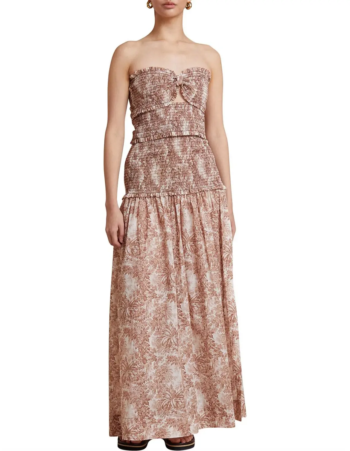 Bec & Bridge Gloria Maxi Dress in Brown Size 10 - Image 1