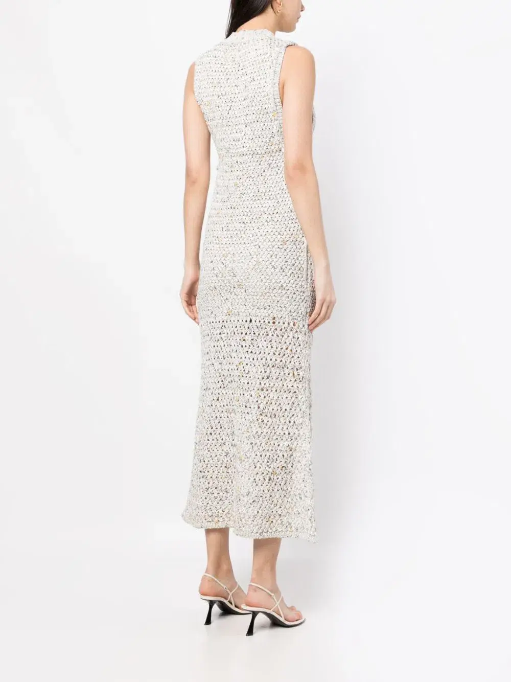 Christopher Esber Muscle Cross-Stich Crochet Dress White Size 10 - Image 3