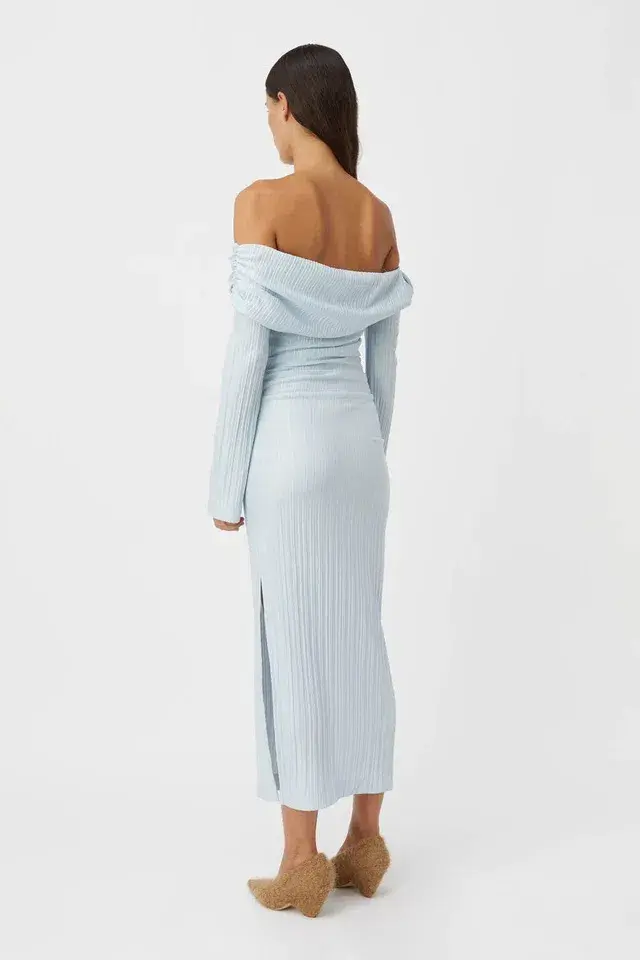 Camilla and Marc Shaw Midi Dress in Sky Blue Size 6 - Image 4