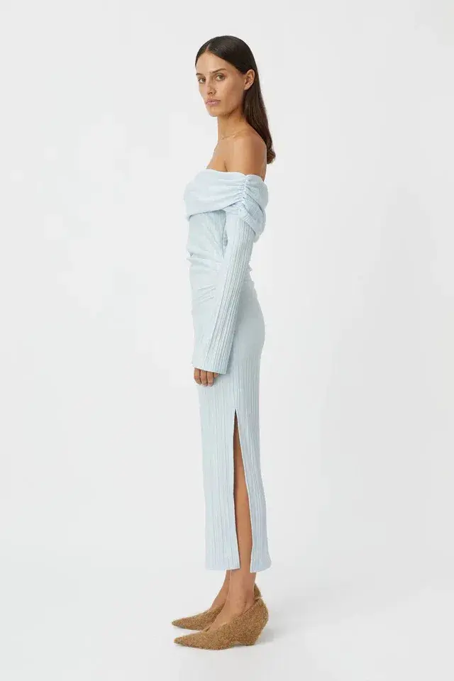 Camilla and Marc Shaw Midi Dress in Sky Blue Size 6 - Image 2
