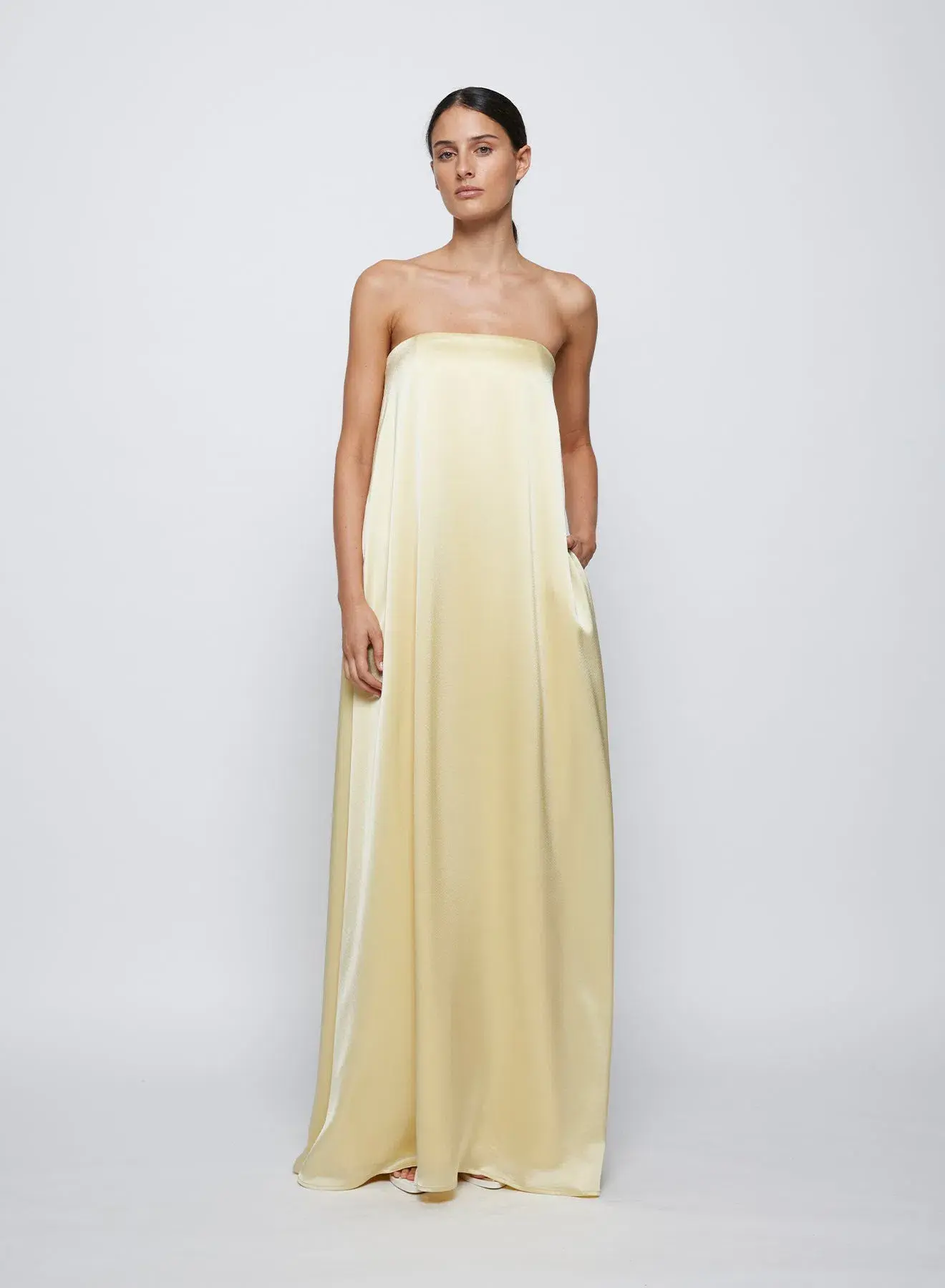 Anna Quan Delfina Dress Champagne Size 10 - Image 1