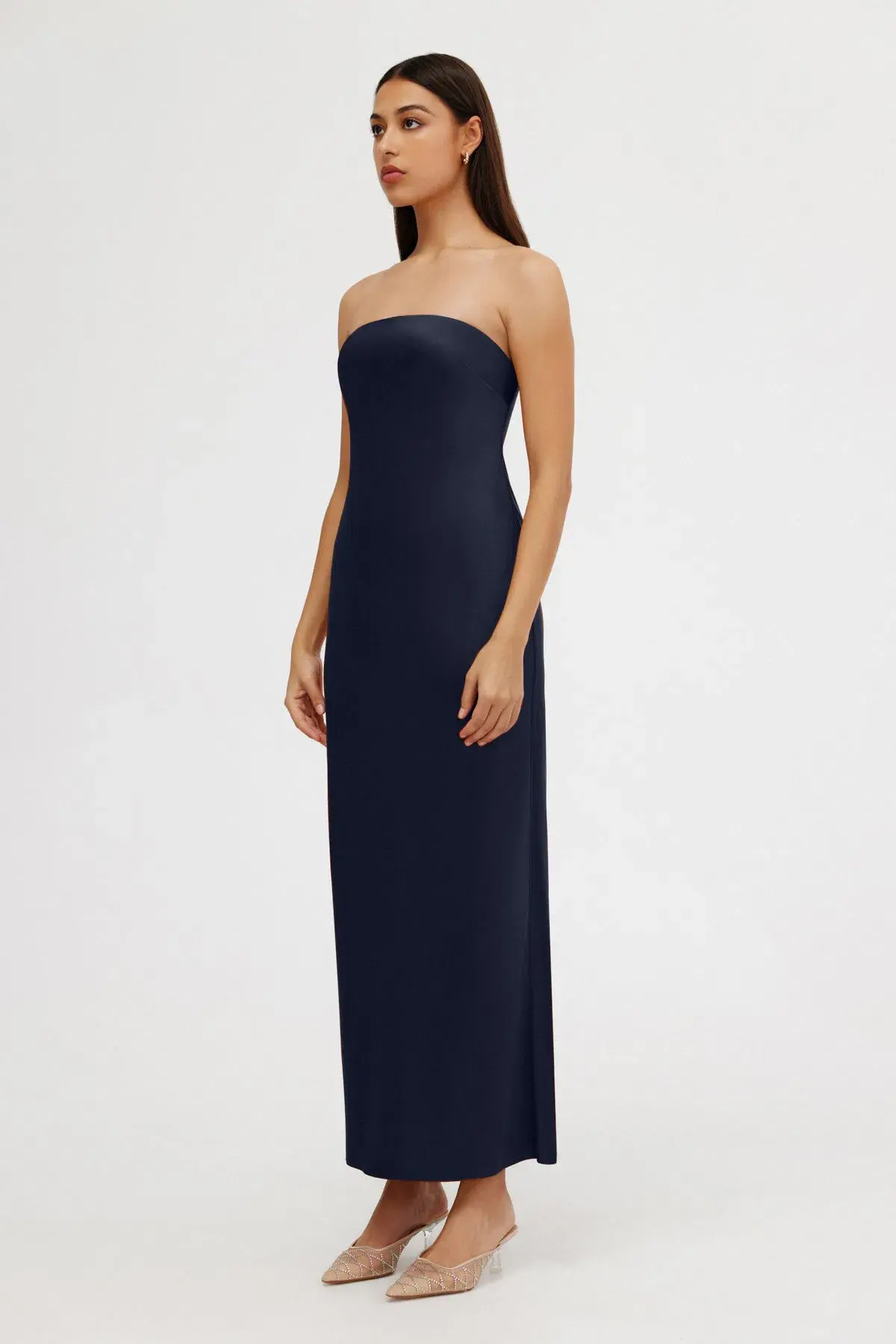 Significant Other Esme Strapless Dress Midnight Blue Size 8 - Image 2