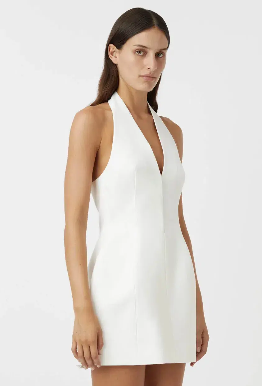 Camilla and Marc Petra Mini Dress Cream Size 8 for rent on The Volte - main image
