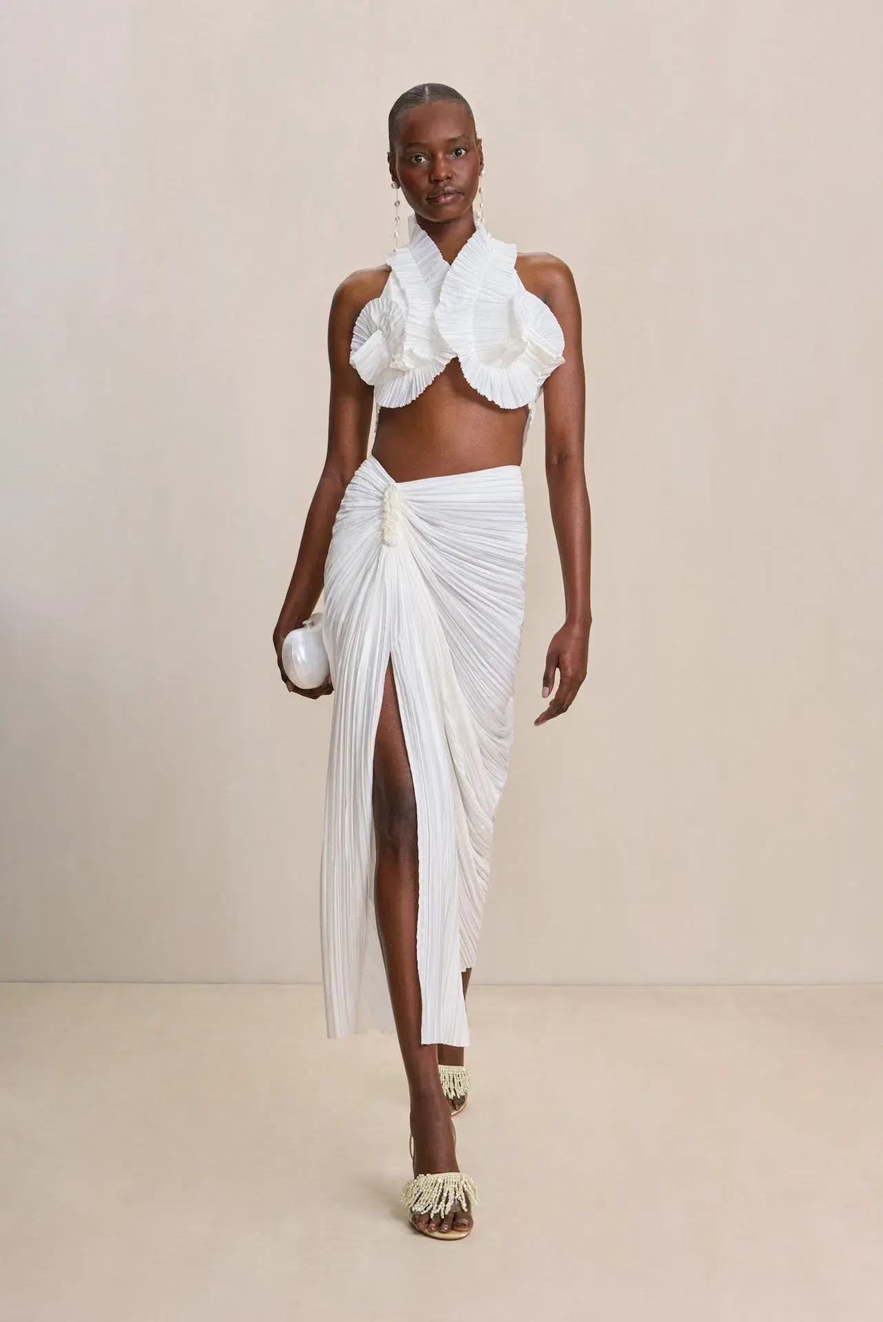 Cult Gaia Adilia Top and Sonoma Skirt Set Off White Size 6 - Image 1